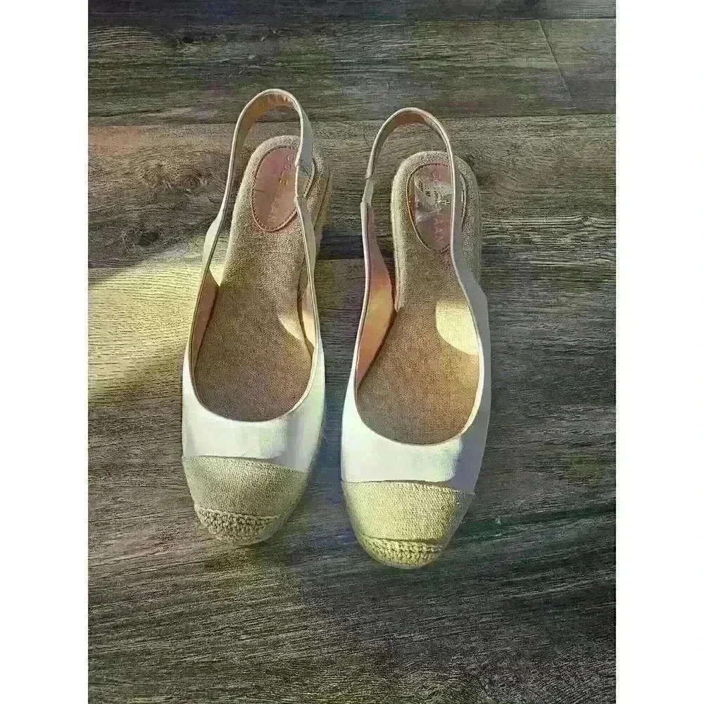 Colehaan Women's Margie Slingback Espadrille Wedges Size 9b